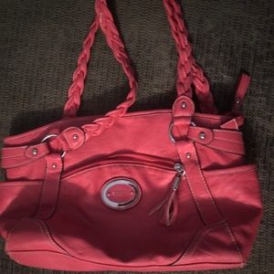 Rosetti Hot Pink Multi Pocket Purse